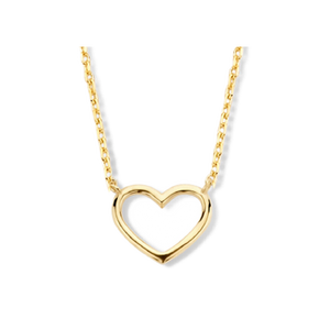 Collana in oro con cuore