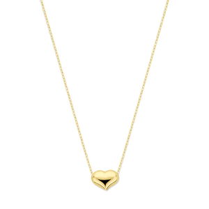 Collana in oro con cuore