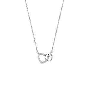 Collana in argento con cuore