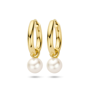 Orecchini in oro con perla