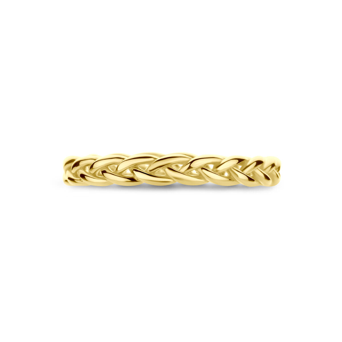 anello a maglia oro giallo 14K