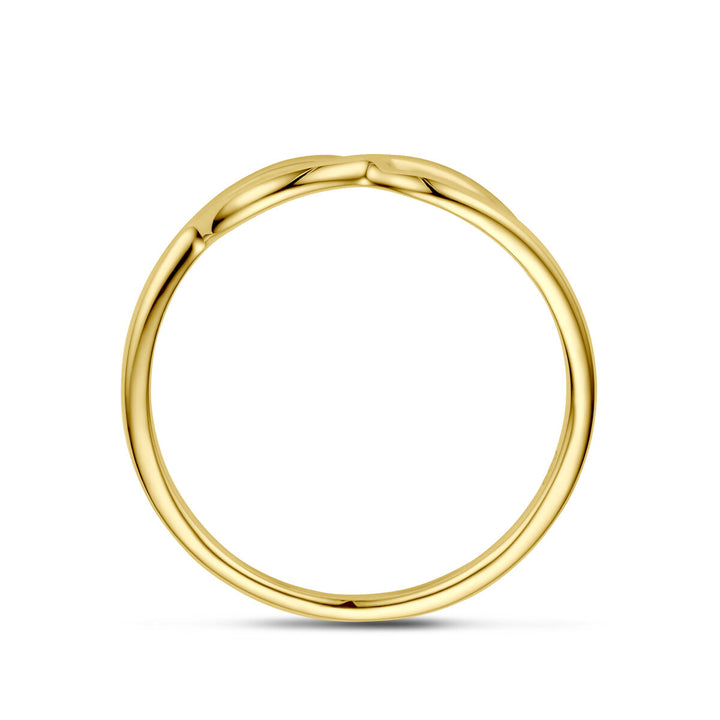 Anello infinito 14K oro giallo