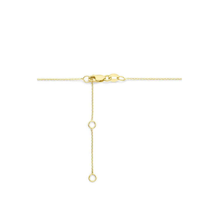 Gouden dames ketting diamant 18K