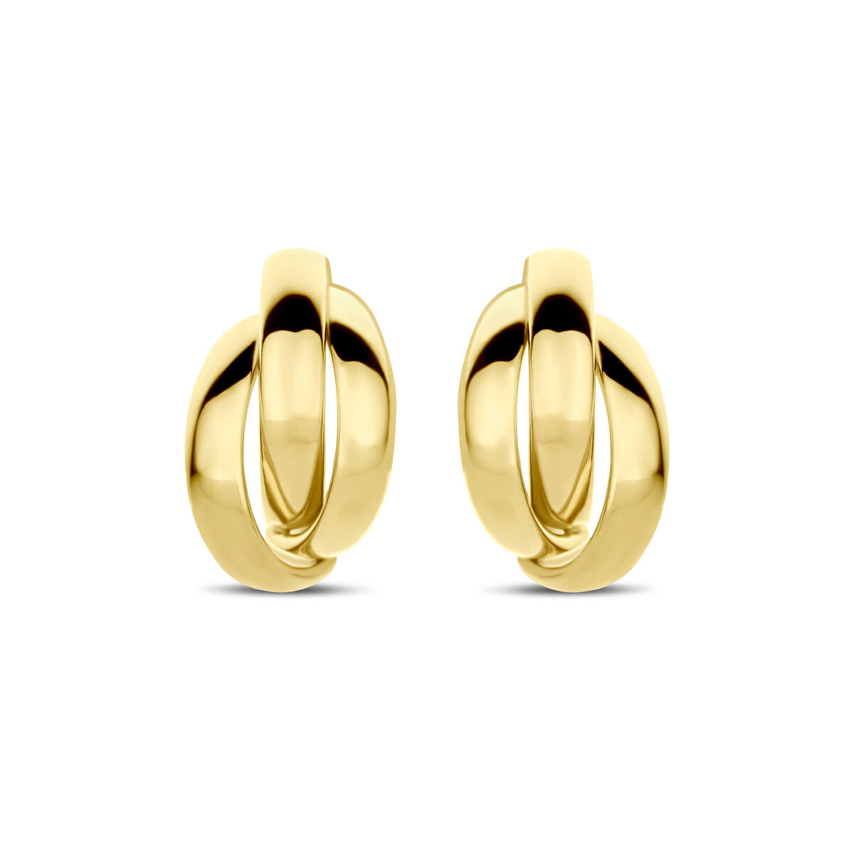 orecchini a perno 13 mm oro giallo 14K