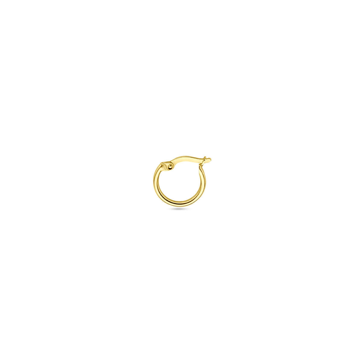orecchino ad anello 12 mm al pezzo 14K oro giallo