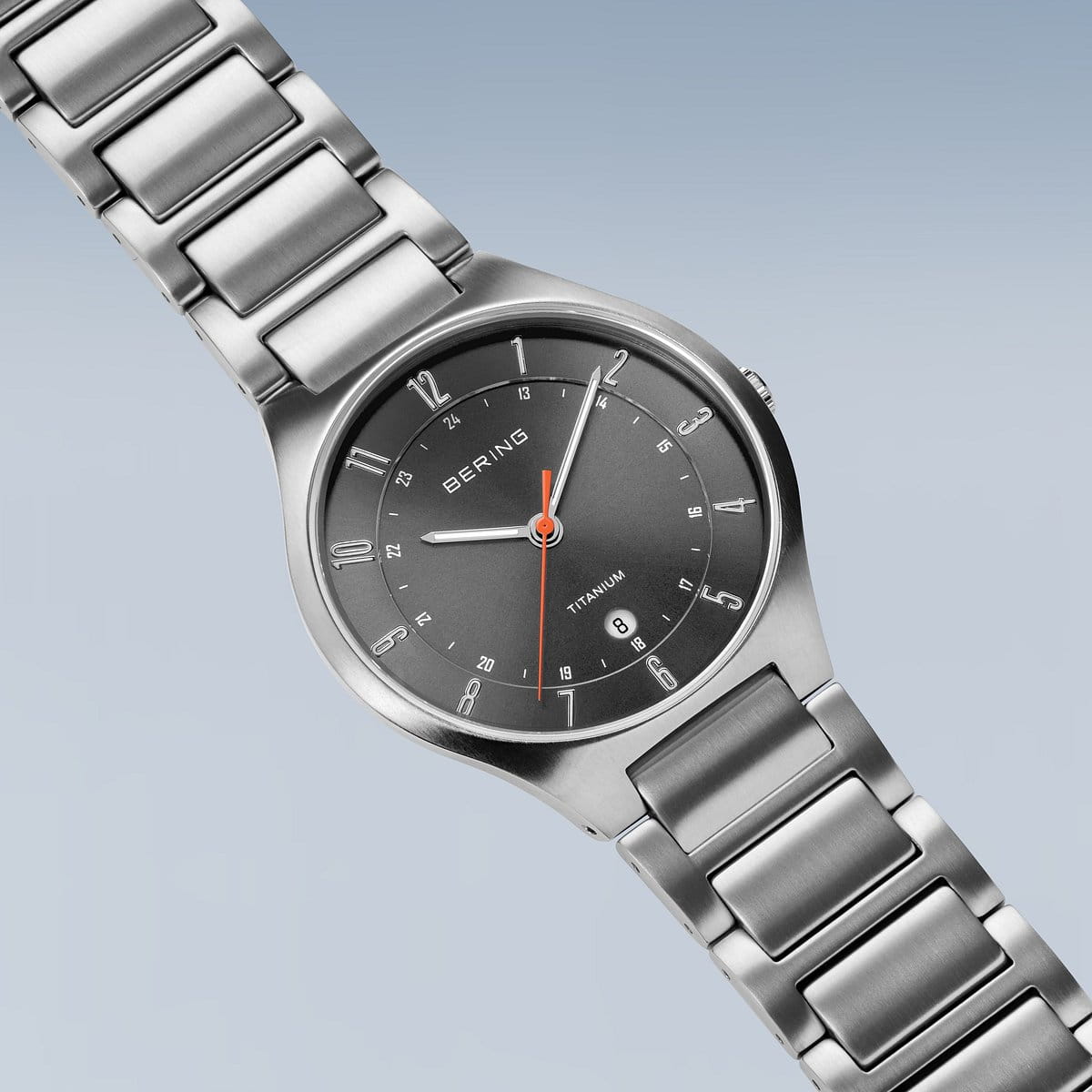 bering orologio da uomo quadrante grigio - 11739-772