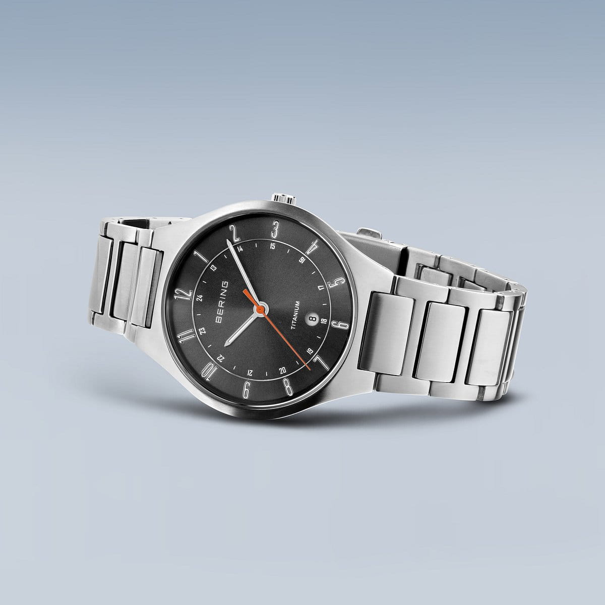 bering orologio da uomo quadrante grigio - 11739-772