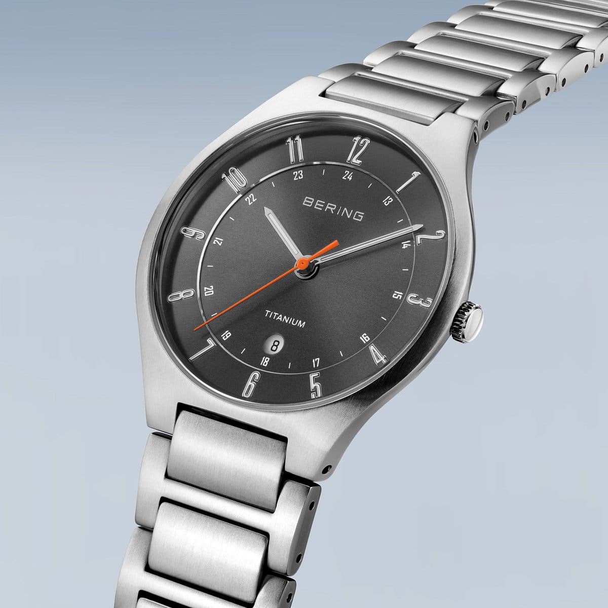 bering orologio da uomo quadrante grigio - 11739-772