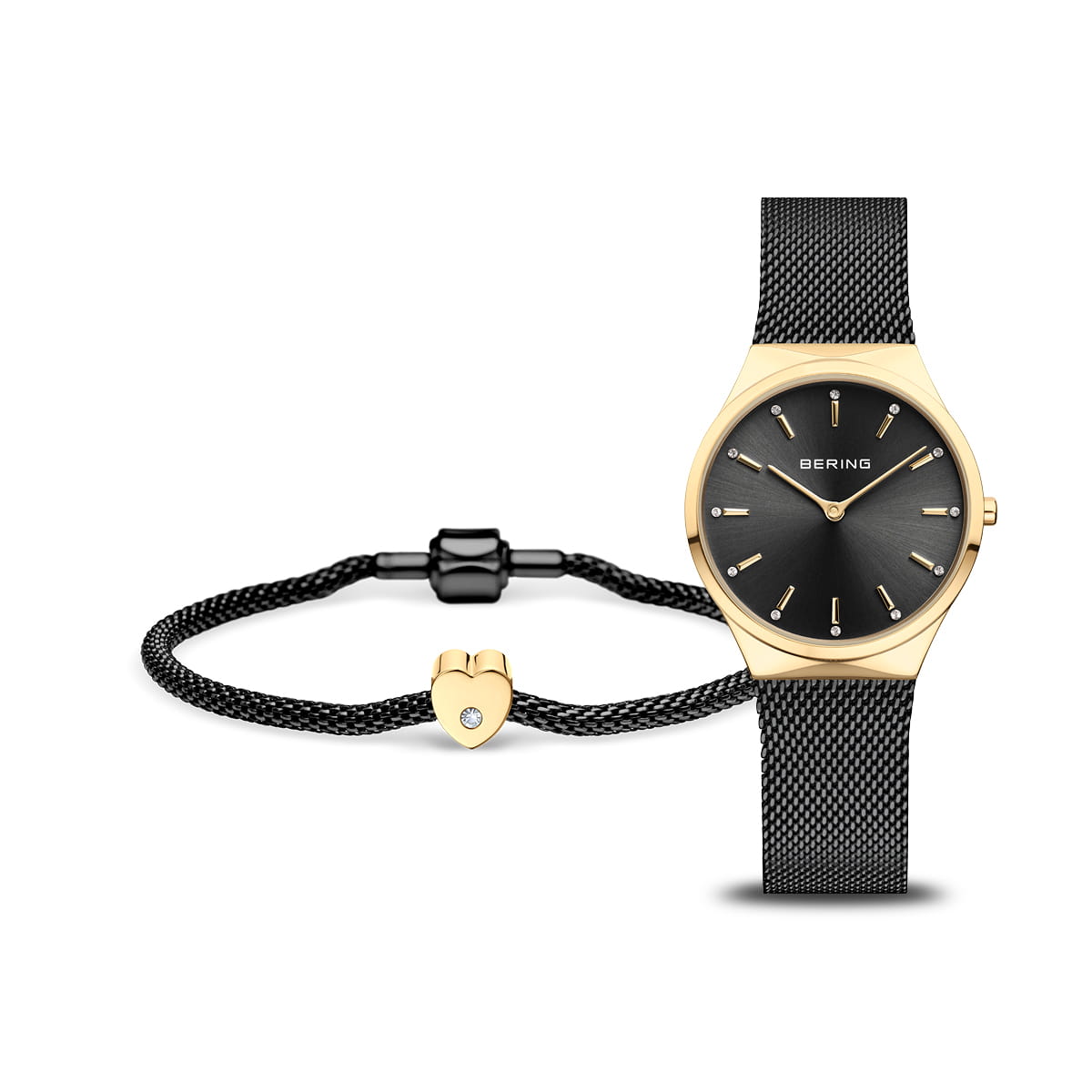 bering orologio da donna quadrante nero - 12131-132-GWP