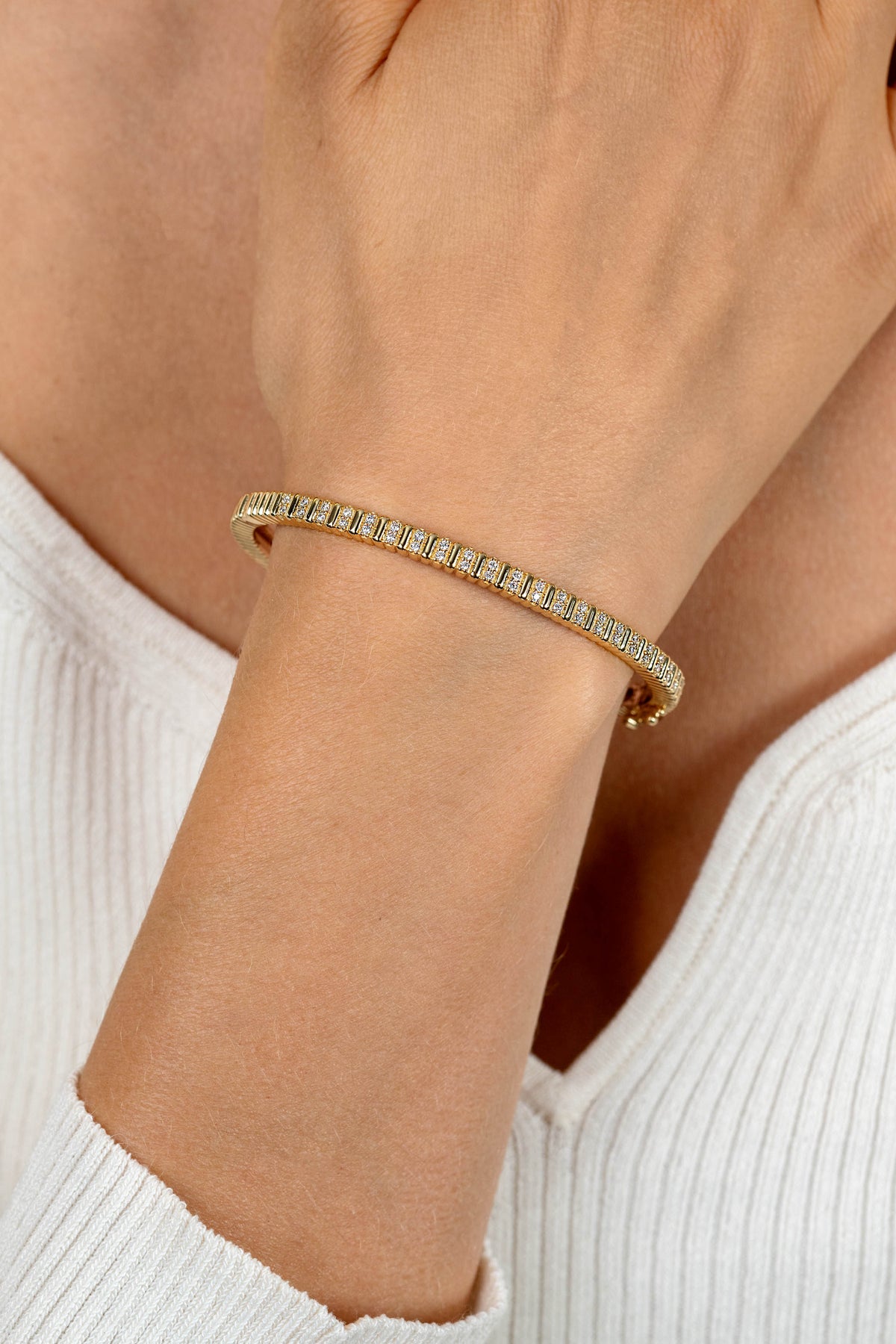 Bracciale Zinzi argento placcato oro ZIA2686Y 60mm