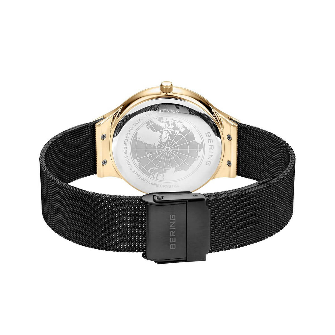 Bering dames horloge zwarte wijzerplaat - 12934-132