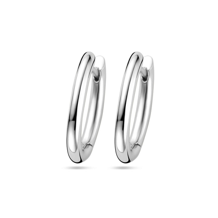klapoorringen zilver gerhodineerd