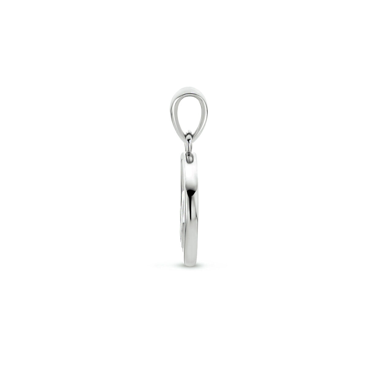 ciondolo cuoricini zirconia argento rodiato