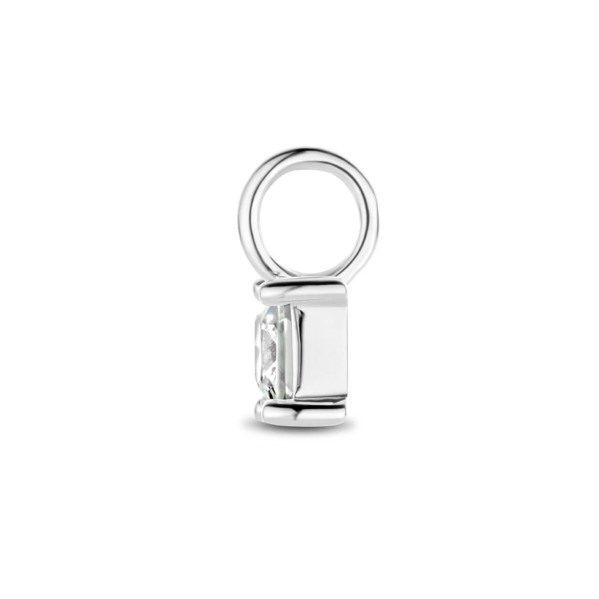 ciondolo zircone argento rodiato