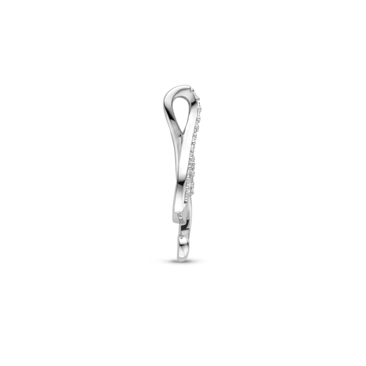 ciondolo nota musicale zircone 24 mm argento rodiato