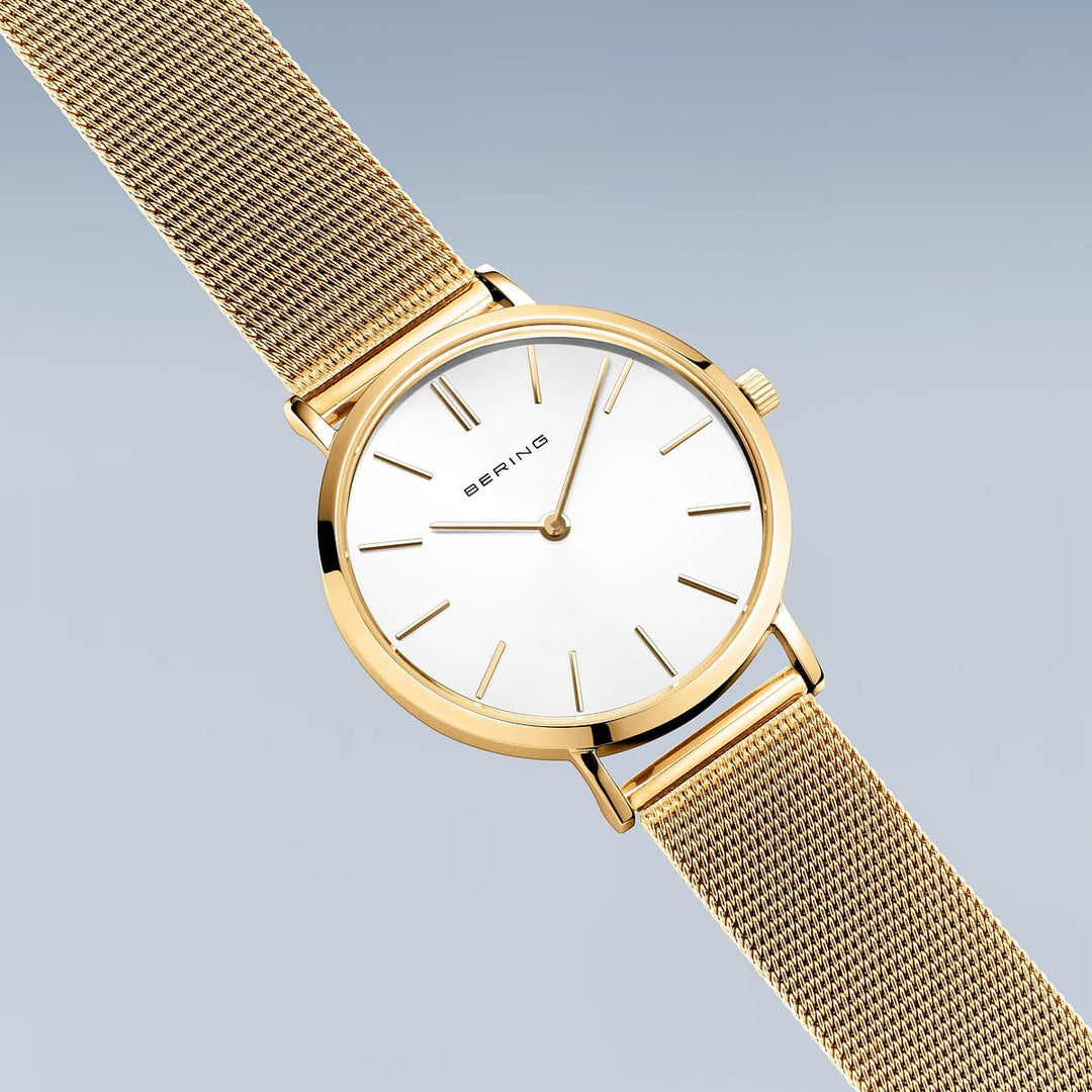 bering dames horloge witte wijzerplaat - 14134-331