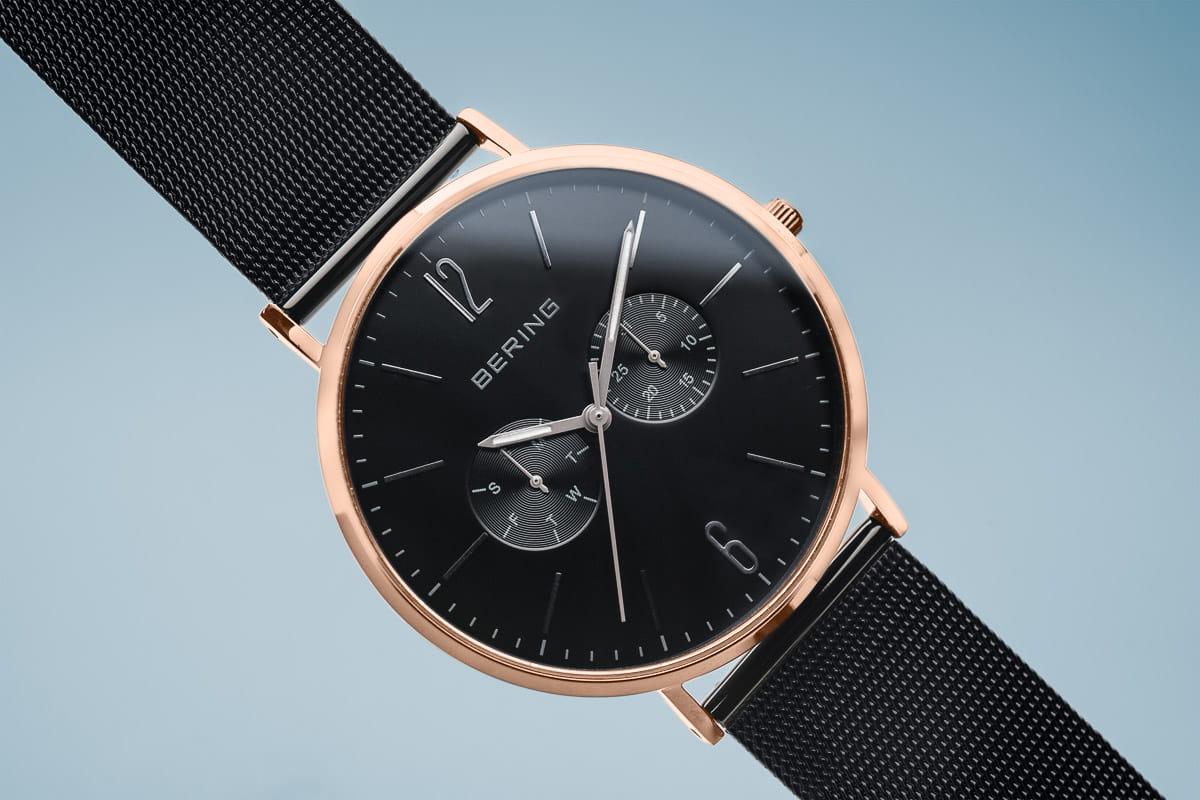 Bering orologio da uomo quadrante nero - 14240-163