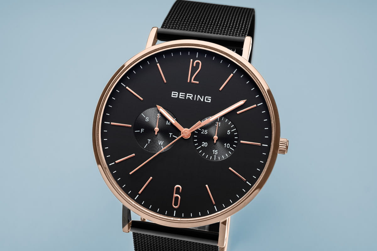 Bering orologio da uomo quadrante nero - 14240-163