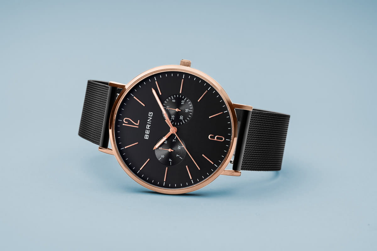 Bering orologio da uomo quadrante nero - 14240-163