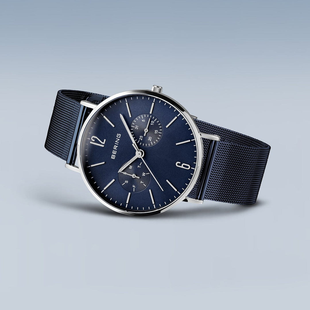 bering heren horloge blauwe wijzerplaat - 14240-303