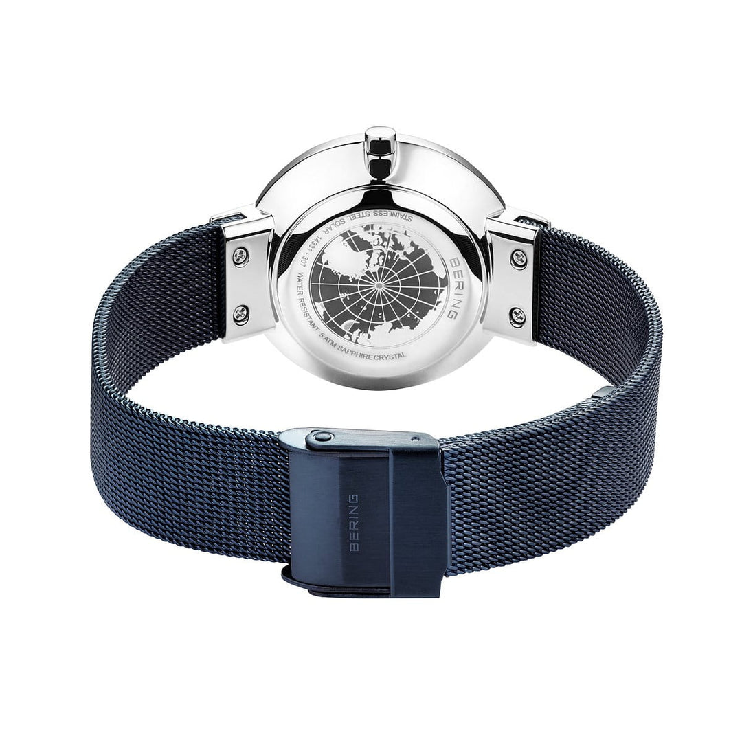 Bering dames horloge blauwe wijzerplaat - 14331-307