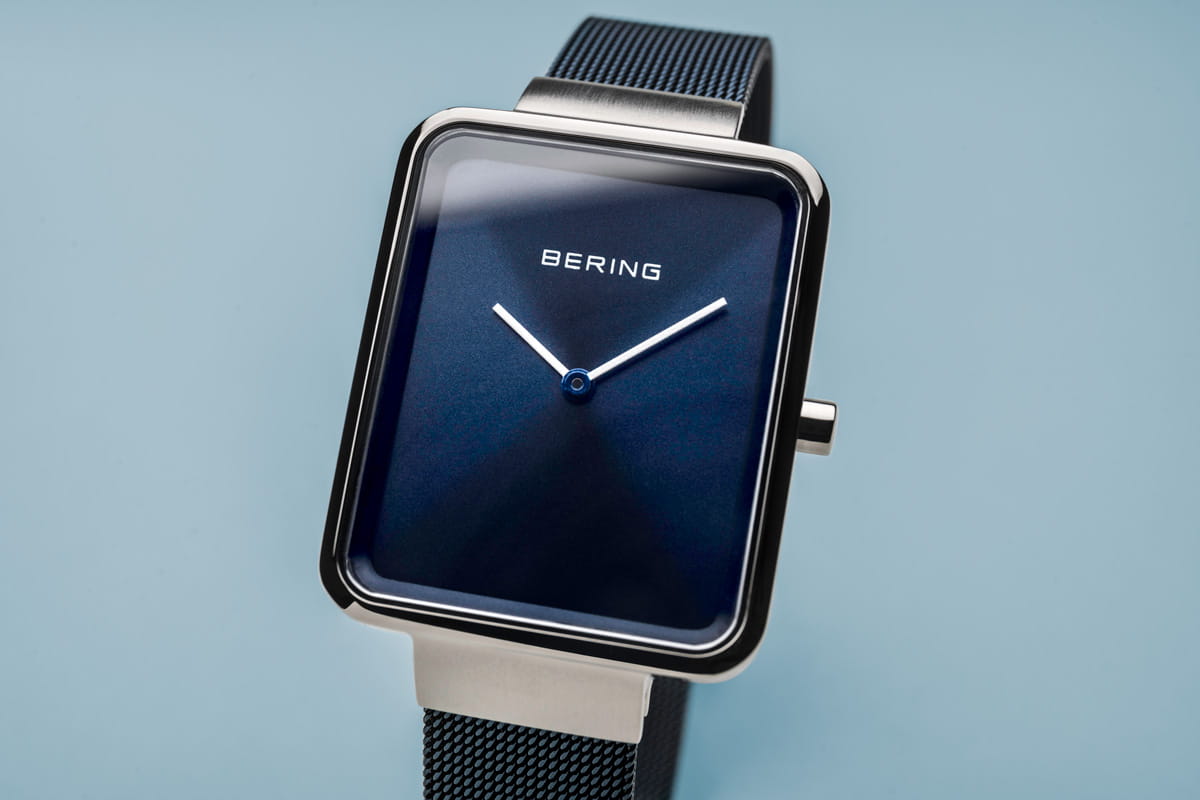 Bering orologio da donna quadrante blu - 14528-307