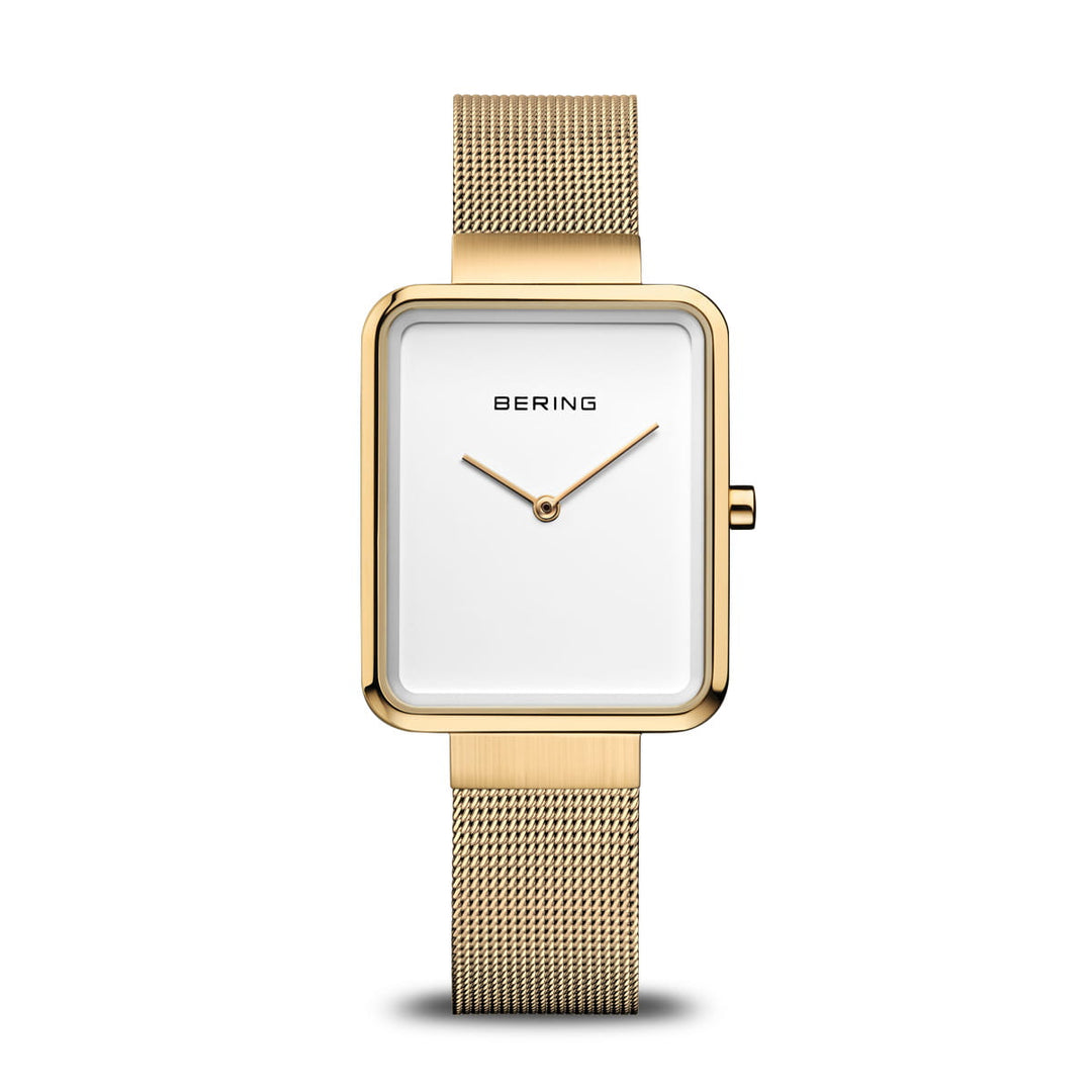 bering dames horloge witte wijzerplaat - 14528-334