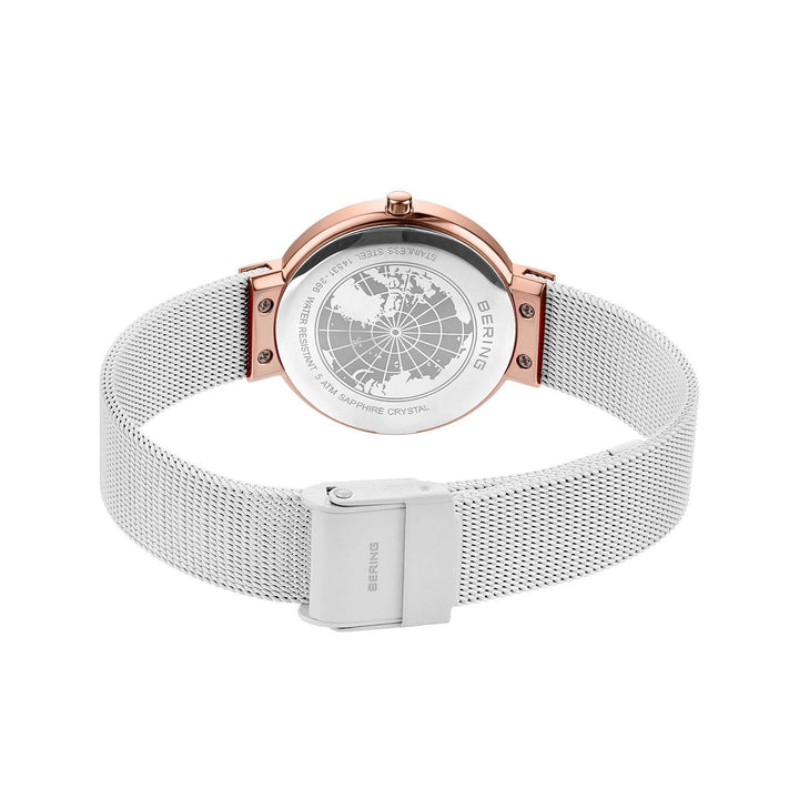 orologio da donna bering con quadrante oro rosa - 14531-266