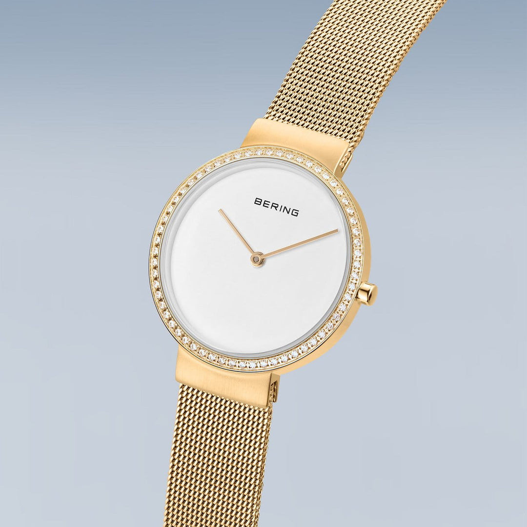 bering dames horloge witte wijzerplaat - 14531-330