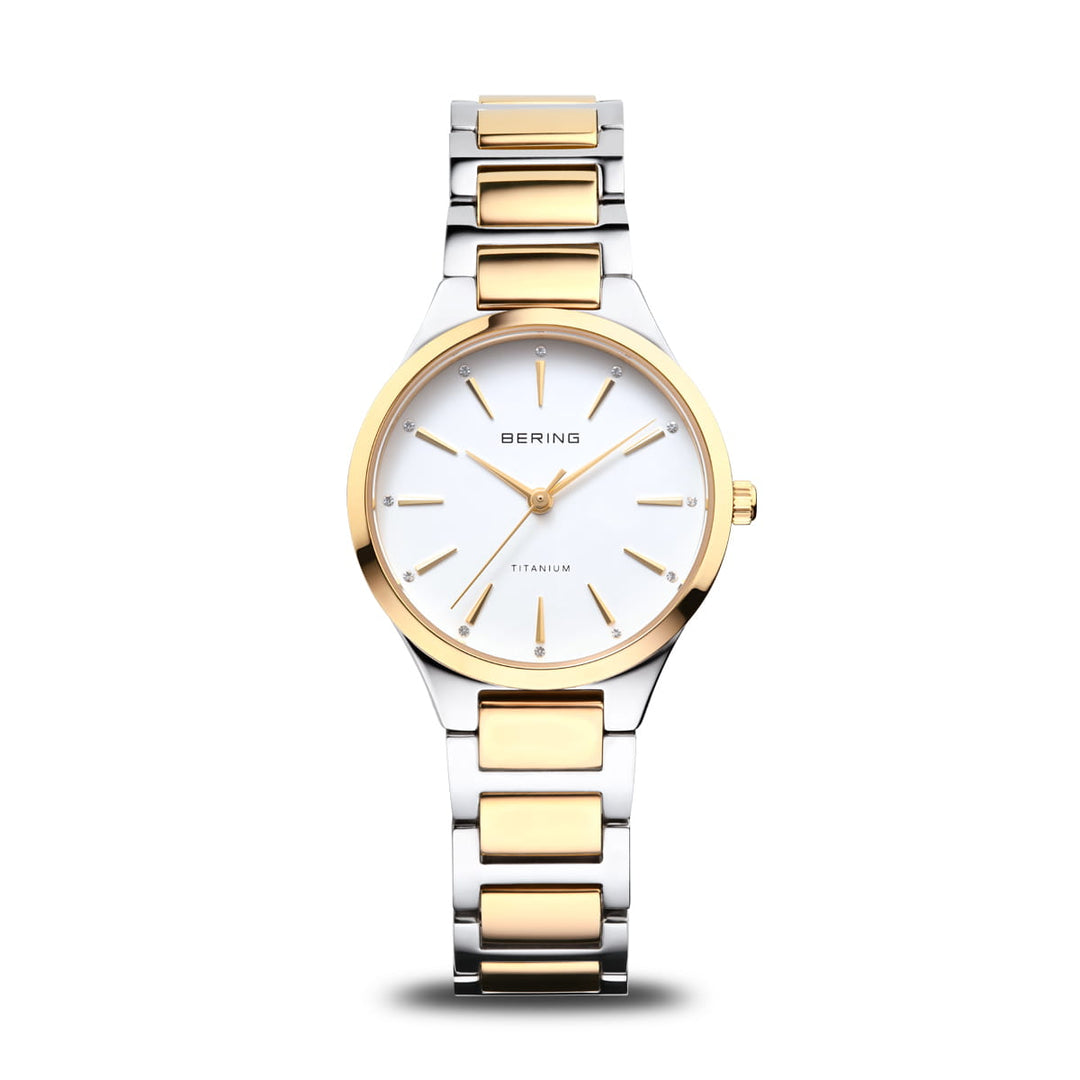 Bering dames horloge witte wijzerplaat - 15630-701