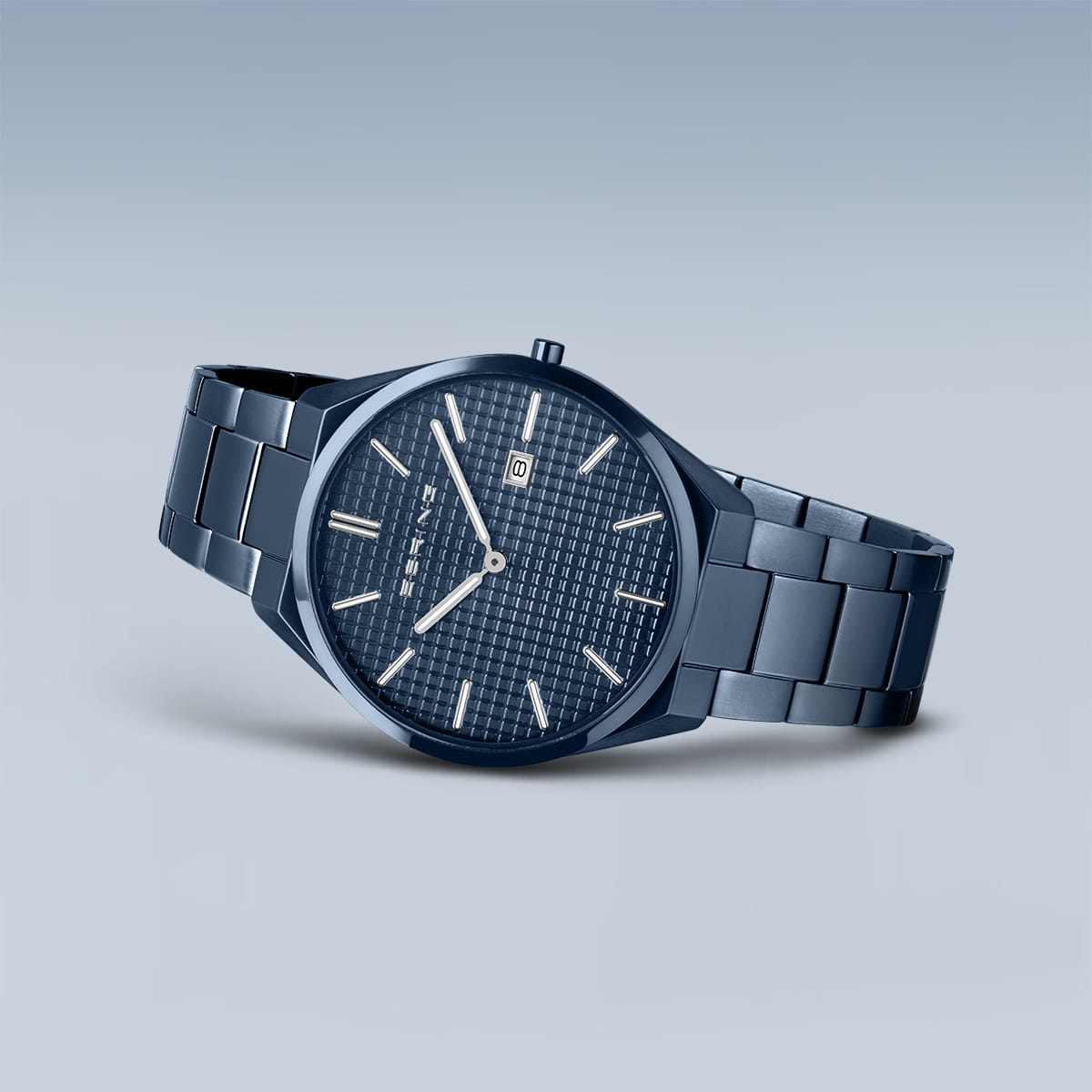 Bering orologio da uomo quadrante blu - 17240-797