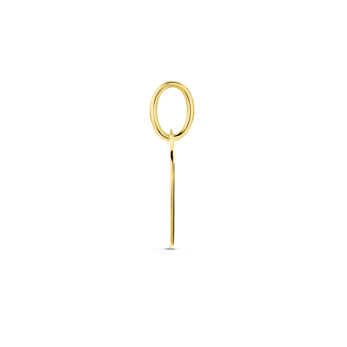 ciondolo da incidere cuore 14K oro giallo