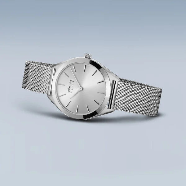 Orologio da donna Bering solar quadrante color argento -  17331-000