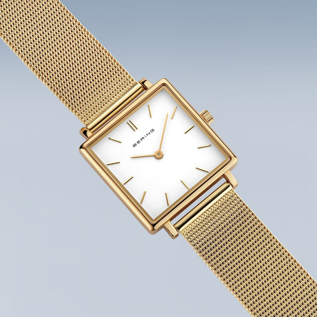 Bering dames horloge witte wijzerplaat - 18226-334