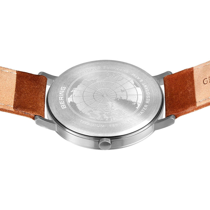 orologio da uomo bering quadrante blu - 18640-567