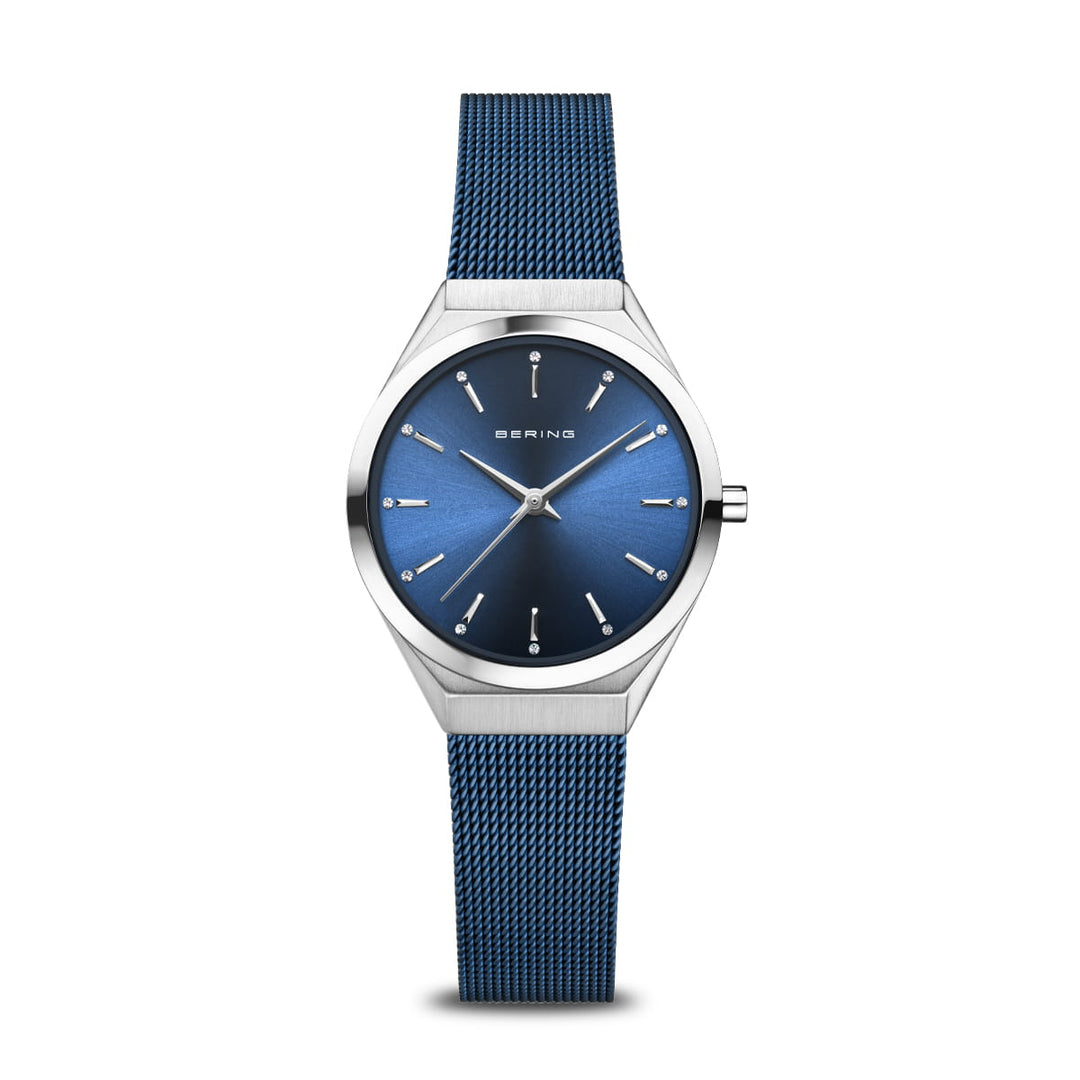 bering unisex horloge blauwe wijzerplaat - 18729-307