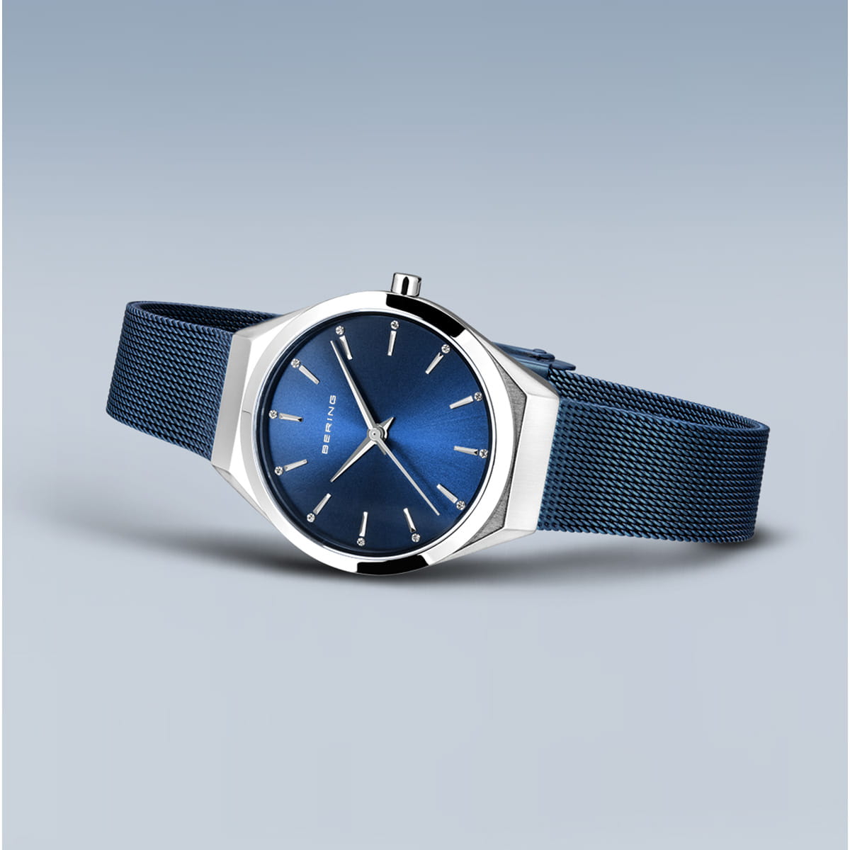 orologio unisex bering quadrante blu - 18729-307