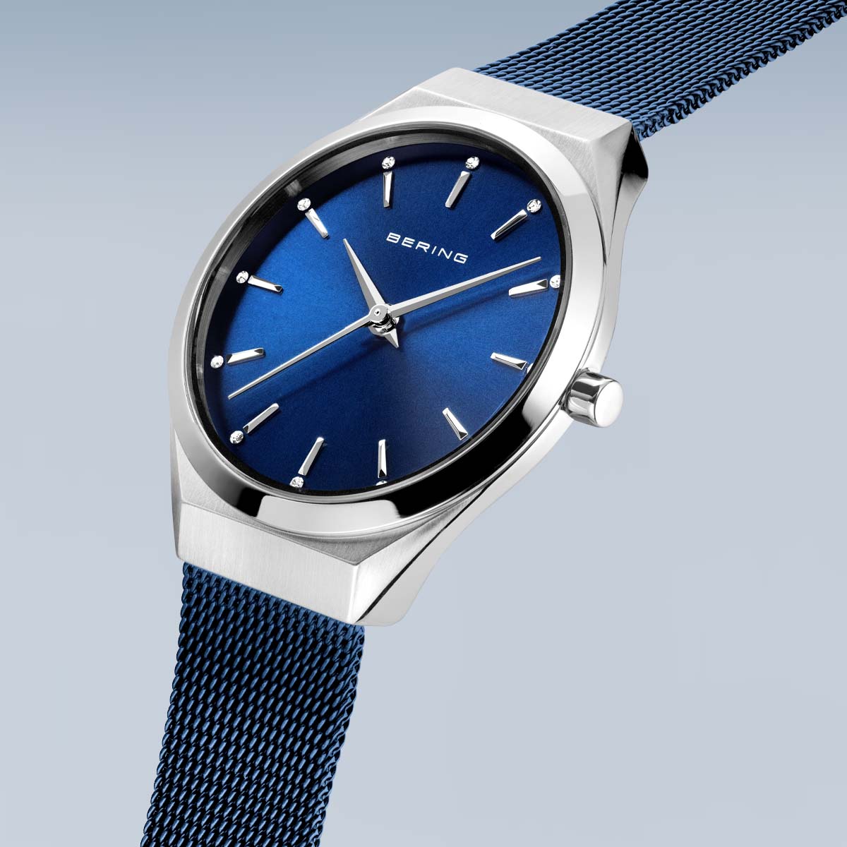 orologio unisex bering quadrante blu - 18729-307