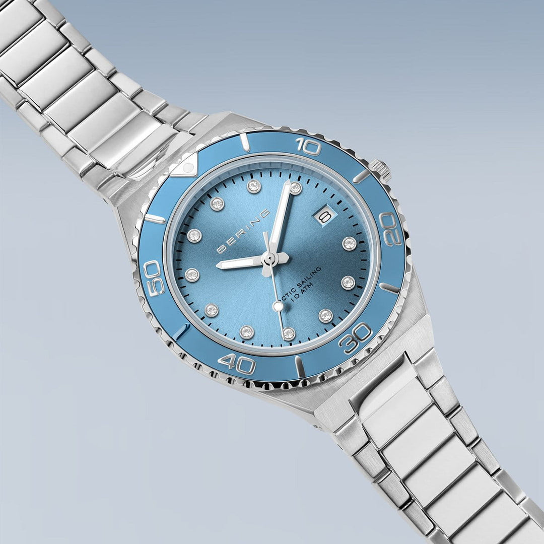 orologio da donna bering quadrante blu - 18936-705