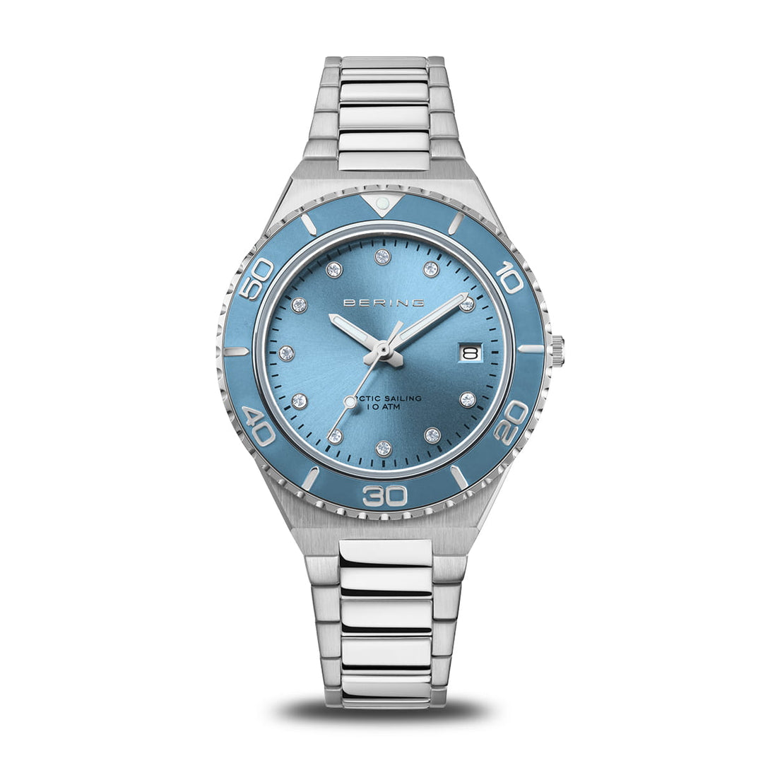 orologio da donna bering quadrante blu - 18936-705