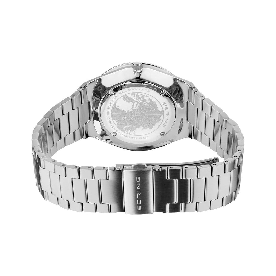 bering heren horloge groene wijzerplaat - 18940-708