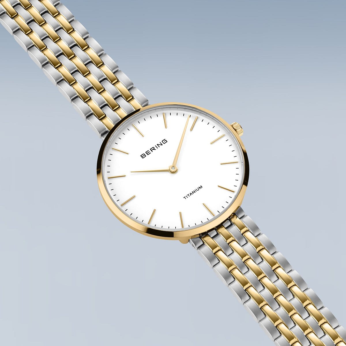bering orologio da donna quadrante bianco - 19334-010