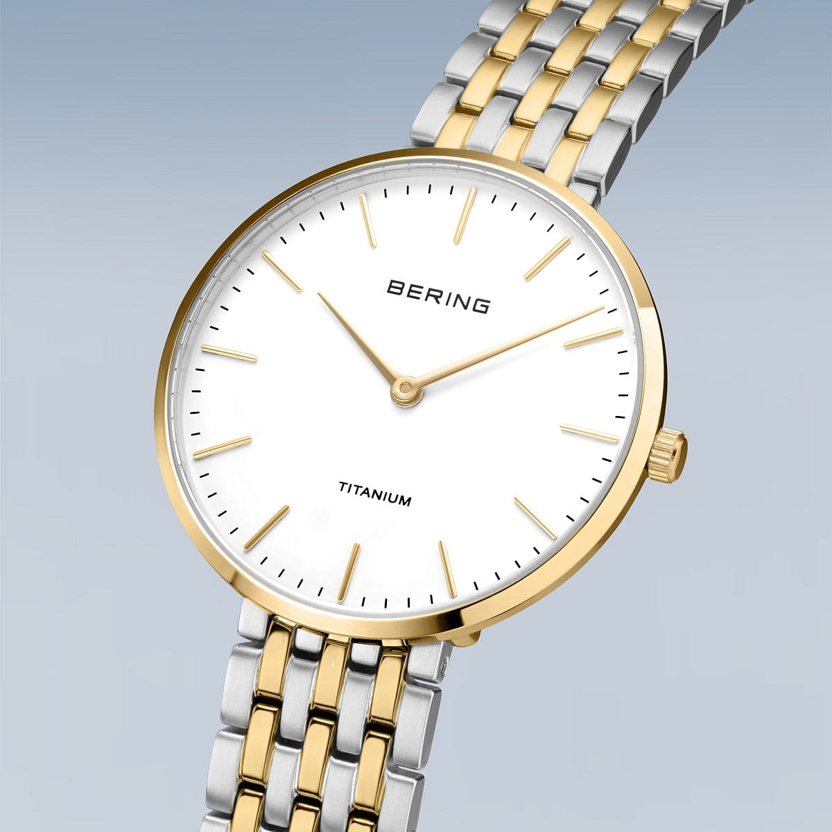 bering orologio da donna quadrante bianco - 19334-010