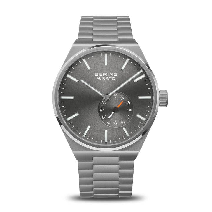 bering heren horloge grijze wijzerplaat - 19441-777
