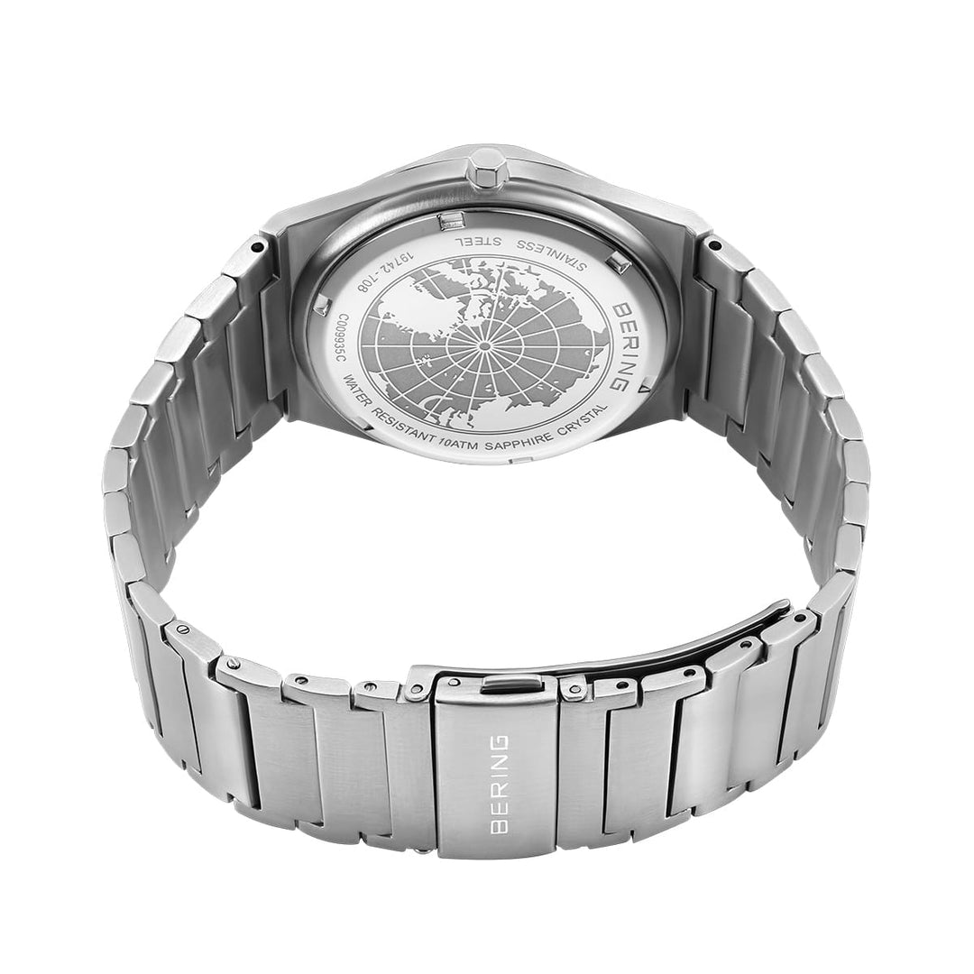 orologio da uomo bering quadrante verde - 19742-708