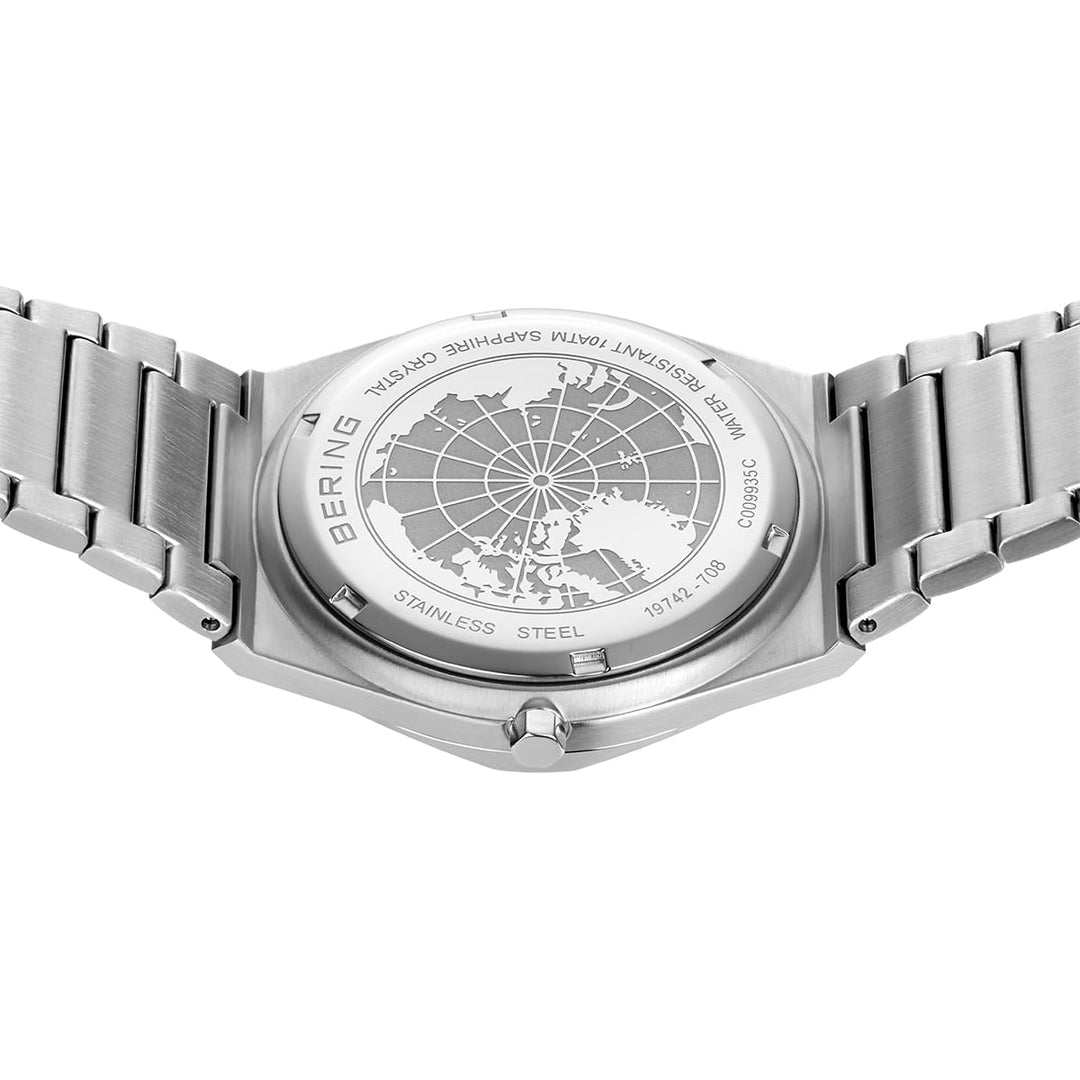 orologio da uomo bering quadrante verde - 19742-708