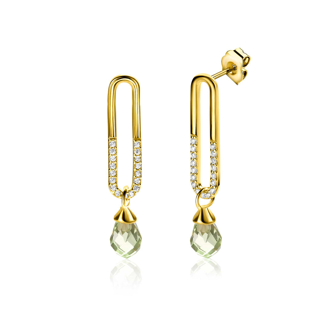 Zinzi Oorbellen Gold Plated Zio2430