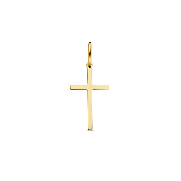 hanger kruis 14K geelgoud