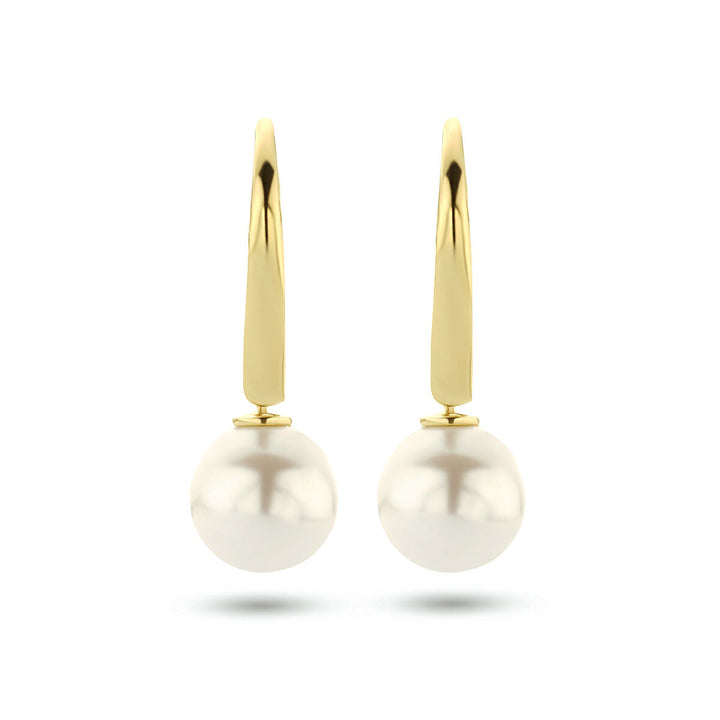 oorhangers parel brisur haak 14K geelgoud