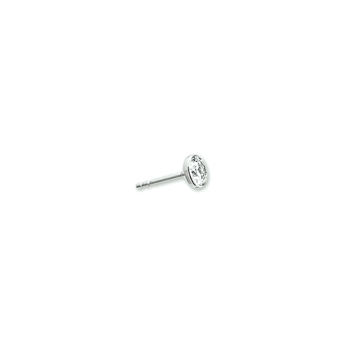 Orecchini a bottone zircone